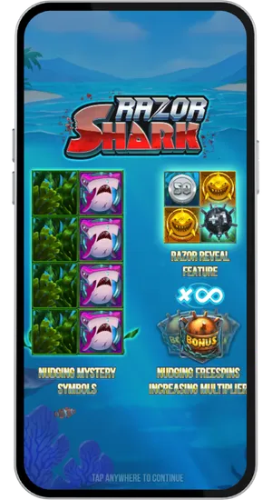 Suche nach Razor Shark Slot in der Casino-Spielbibliothek